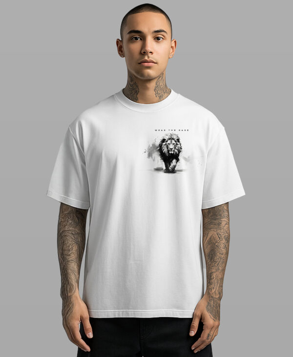 “I’m Rare” Oversized 100% Cotton T-Shirt – King of the Jungle Edition - Image 2