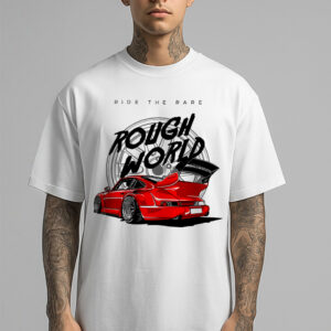 Vintage Red Racer Classic Car Graphic Tee