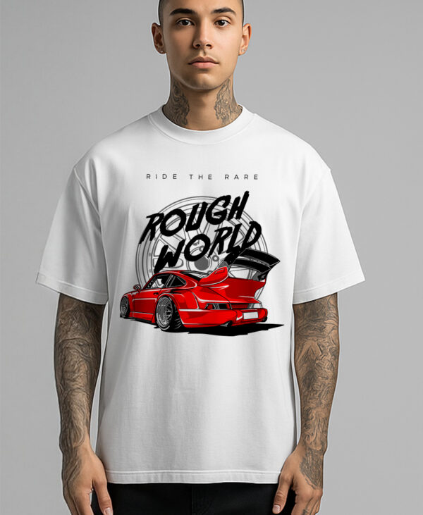 Vintage Red Racer Classic Car Graphic Tee