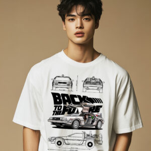 Back to Speed DeLorean Inspired Tee