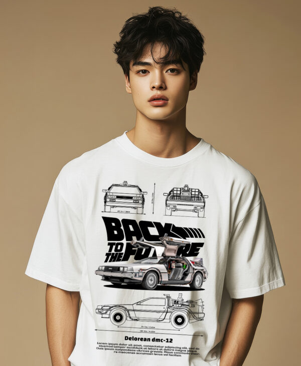 Back to Speed DeLorean Inspired Tee