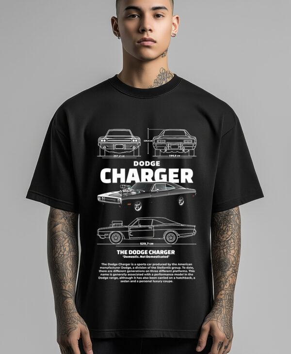 Dodge Charger 1970 Muscle Car Graphic Tee