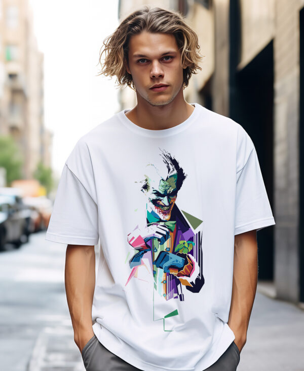 Raara Game Joker Oversized T-Shirt – Graphic Character Edition
