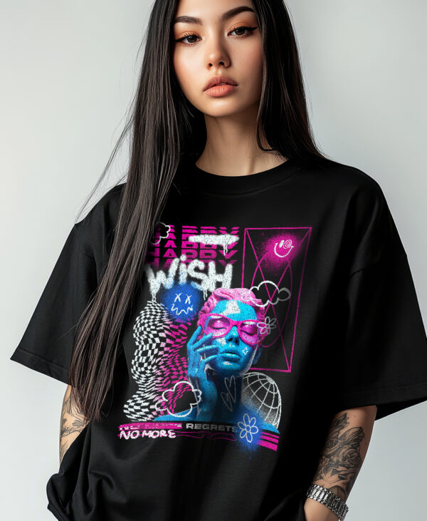 Raara Happiness Loaded Oversized T-Shirt – Positive Streetwear Edition