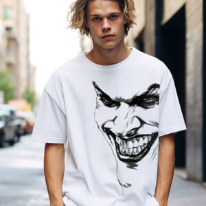 Raara "Why So Serious?" Oversized T-Shirt – Iconic Joker Art Edition
