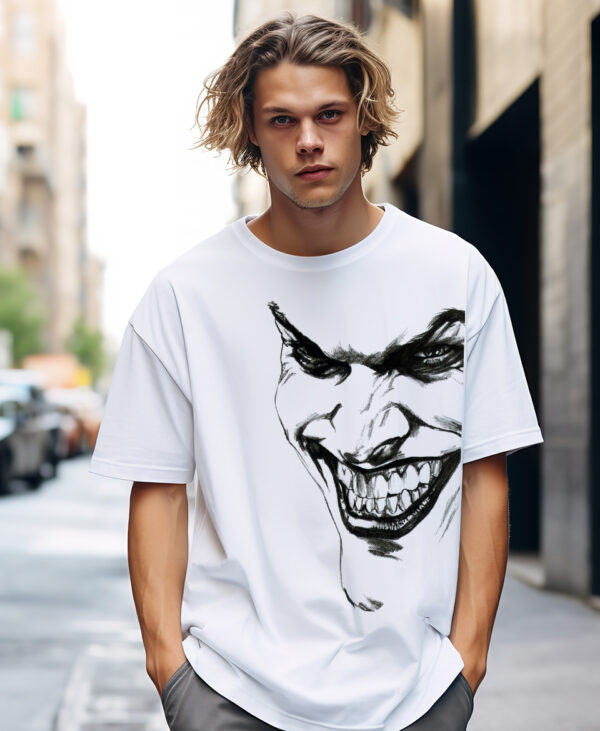 Raara "Why So Serious?" Oversized T-Shirt – Iconic Joker Art Edition