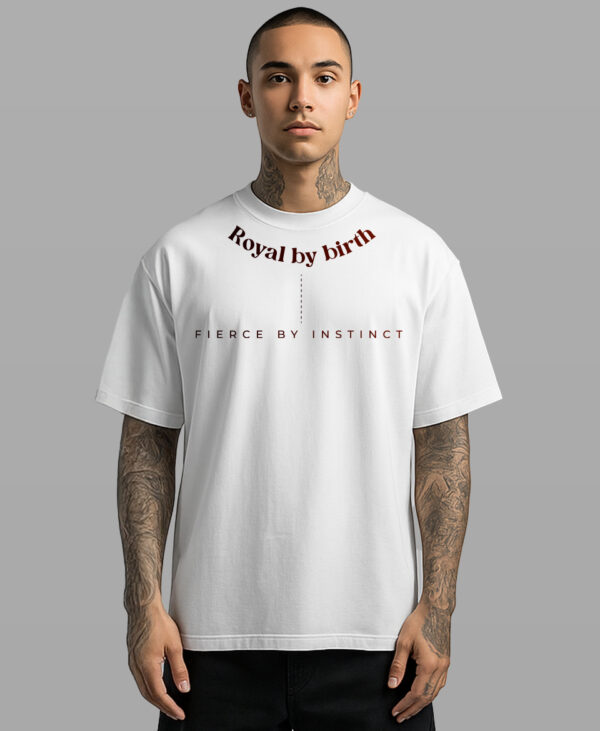 Oversized Royal by birth Super soft Round neck T-Shirt