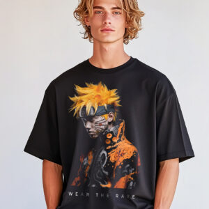 Raara Realistic Hero Oversized T-Shirt – Anime Fan Edition