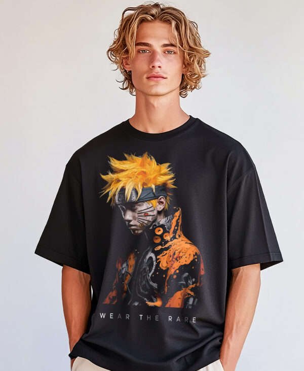 Raara Realistic Hero Oversized T-Shirt – Anime Fan Edition