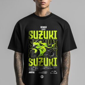 Raara Suzuki Classic Ride Black Speed Tee