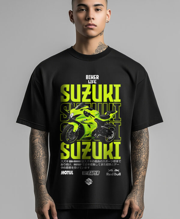 Raara Suzuki Classic Ride Black Speed Tee