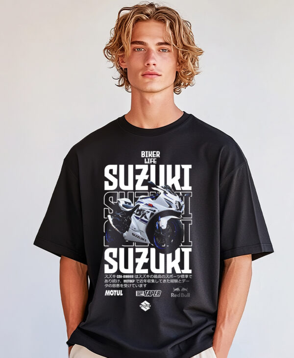 Suzuki Racer Street-Style Bike T-Shirt