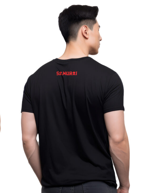 All new Samurai design round neck Regular fit Cotton blend T-Shirt - Image 2