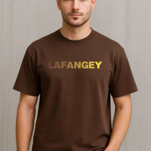 LAFANGEY printed Oversized T-Shirt – Pure cotton