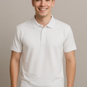 Premium Polo White Color Unisex