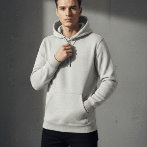 Cotton Hoodie Light Grey